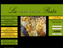 Tablet Screenshot of lacasadellapasta.lu